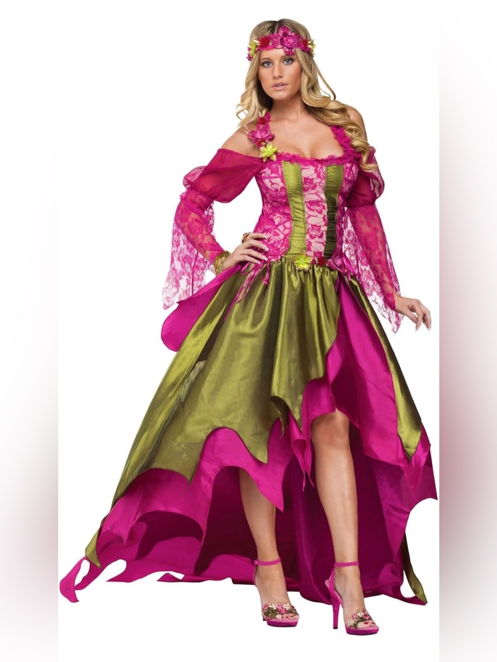 Fun World Diamond Renaissance Nymph Costume - Women’s Medium 8-10